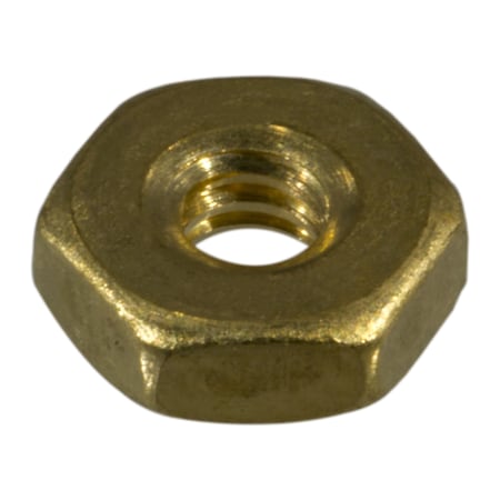 Machine Screw Nut, #6-32, Brass, 75 PK